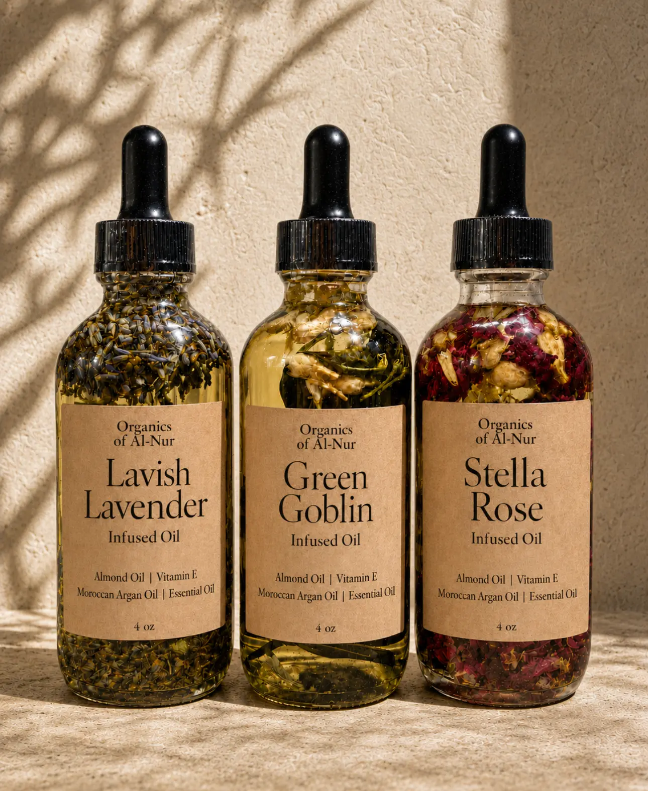 Herb-Infused Body & Hair Oils